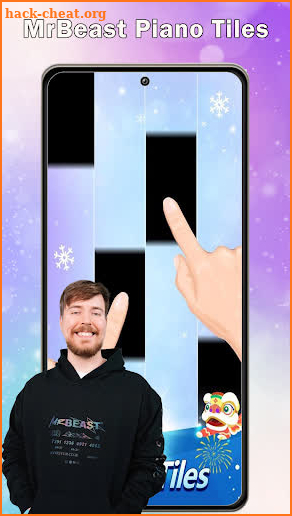 MrBeast piano Tiles Challenge screenshot