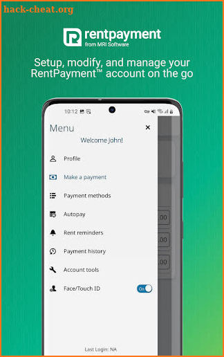 MRI RentPayment™ screenshot