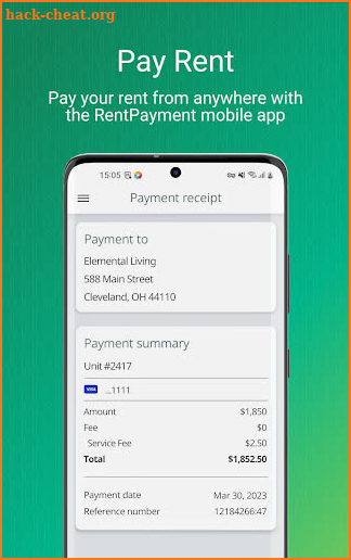 MRI RentPayment™ screenshot