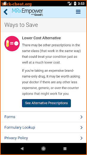 MRx Empower with GoodRx screenshot