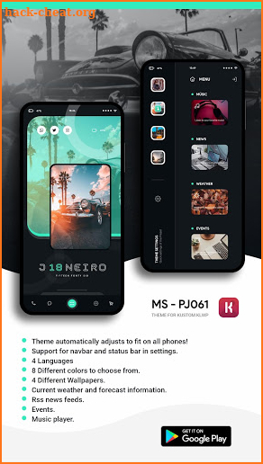 MS - PJ061 Theme for KLWP screenshot