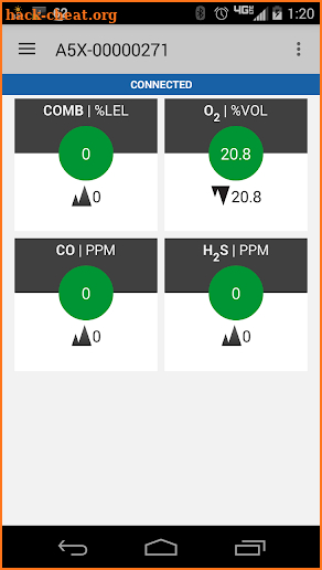 MSA ALTAIR® Connect screenshot