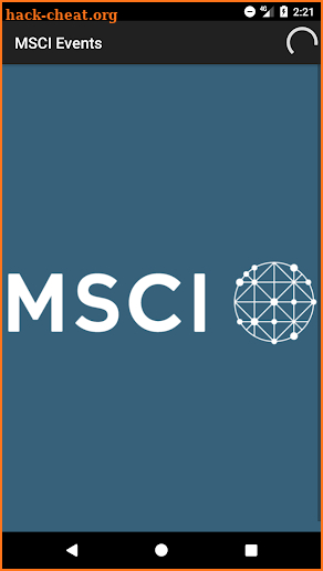 MSCI Events screenshot