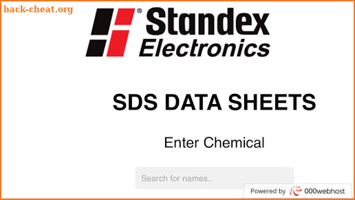 MSDS 0001 screenshot