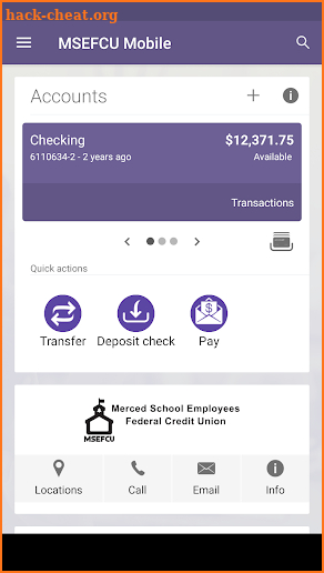 MSEFCU Mobile screenshot