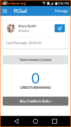 MSent - Send Mail to Inmates screenshot