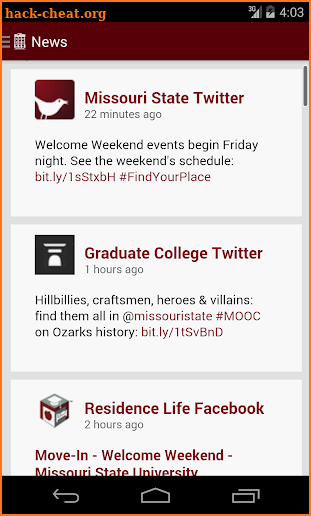 MSU Mobile screenshot