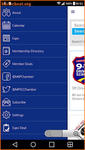 Mt Pleasant Chamber of Commerce screenshot