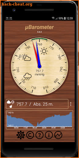 mu Barometer screenshot