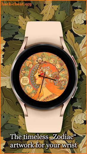 Mucha Zodiac Watch Face screenshot