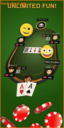 Mugalon Poker - free texas holdem poker online screenshot