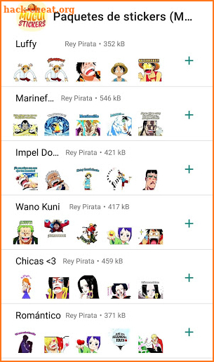 Mugui Stickers screenshot