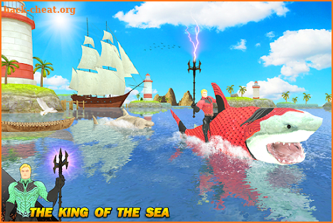 Multi Aqua Shark Hero Vs Sea Animals screenshot