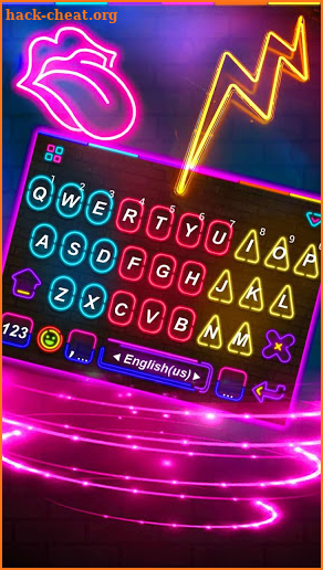 Multi Color Led Light Keyboard Theme screenshot