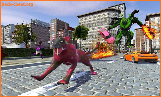 Multi Panther Robot Hero: Grand Robot City Battle screenshot