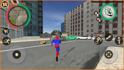 Multi Rope Hero Spider Open World Vegas Gangster screenshot