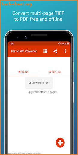 Multi Tiff to PDF Converter screenshot