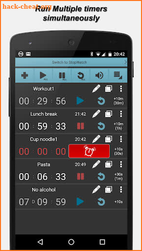 Multi Timer screenshot
