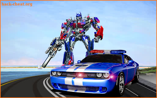 Multi Transforming US Police Car Robot: Robot game screenshot