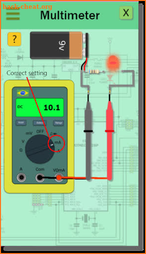 Multimeter Simulator screenshot