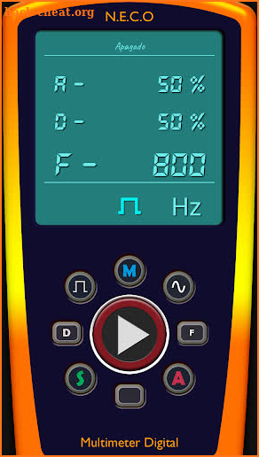 Multimeter/Oscilloscope/Sound Generator screenshot