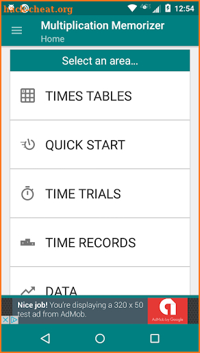 Multiplication Memorizer screenshot