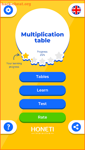 Multiplication Table IQ screenshot