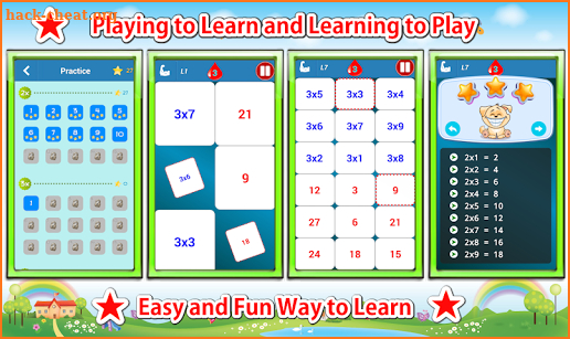 Multiplication Tables Challenge (Math Games) screenshot