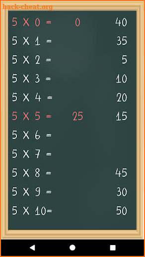 Multiplication tables(Premium). screenshot