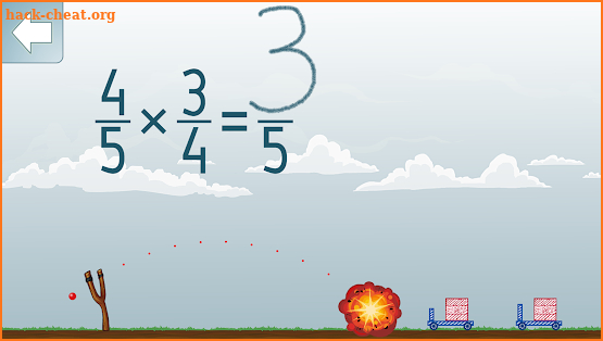 Multiplying Fractions screenshot