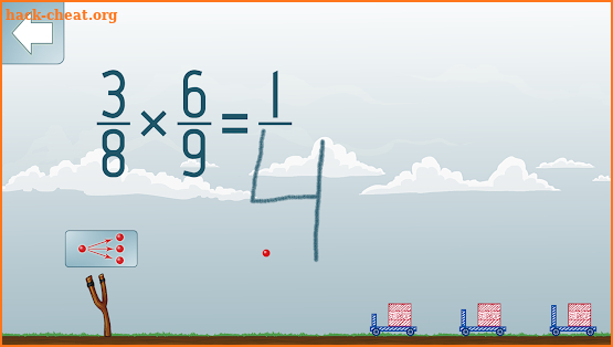 Multiplying Fractions screenshot