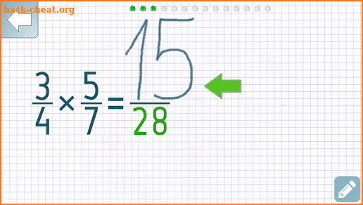 Multiplying Fractions Trainer screenshot