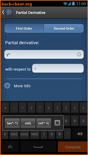 Multivariable Calculus App screenshot