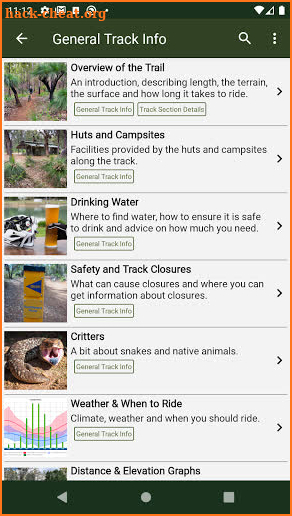 Munda Biddi Trail Guide screenshot