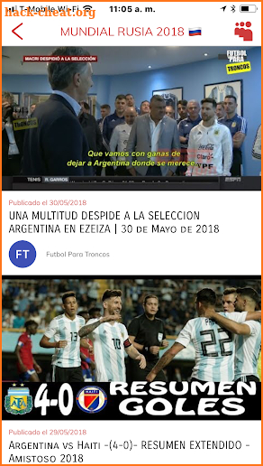 Mundial 2018 screenshot