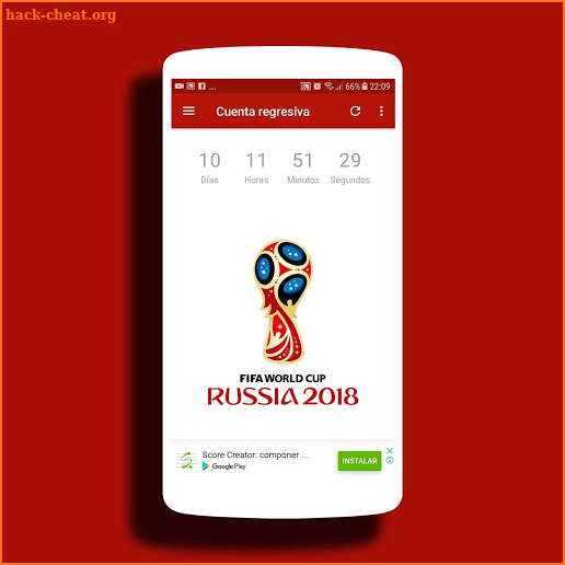 Mundial Rusia 2018 Resultados en VIVO screenshot