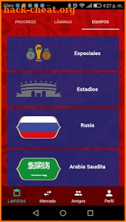 Mundiapp Album Mundial 2018 screenshot