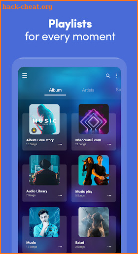 Musae Music Player screenshot