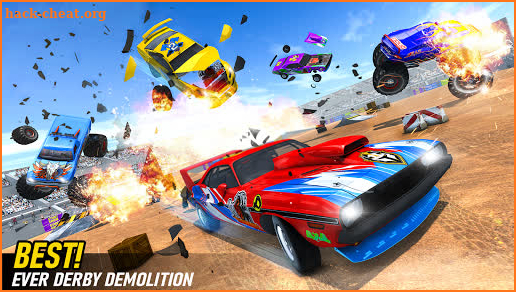 Muscle Car Demolition Derby Crash Stunt Car Games screenshot