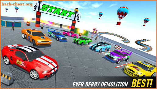 Muscle Car Demolition Derby Crash Stunt Car Games screenshot