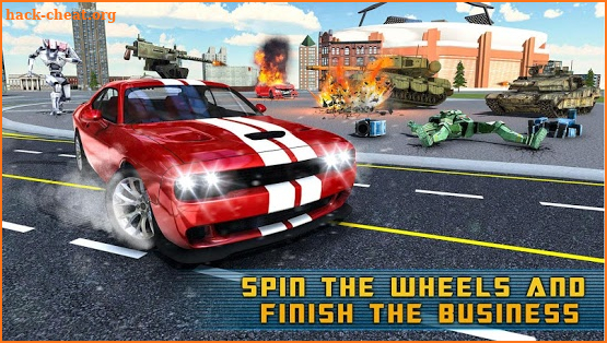 Muscle Car Robot Transformation Game - Eagle Hunt screenshot