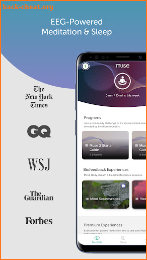 Muse: EEG Meditation & Sleep screenshot