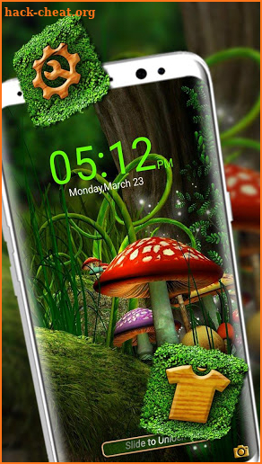 Mushroom Forest Launcher Theme screenshot