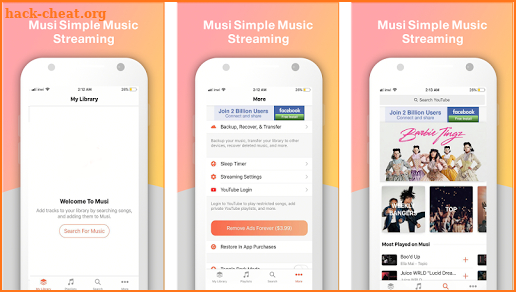 Musi : Music Simple Streaming Advice 2019 screenshot