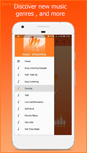 Musi simple music streaming radio screenshot