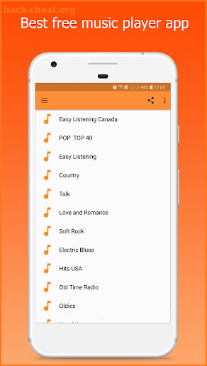 Musi simple music streaming radio screenshot