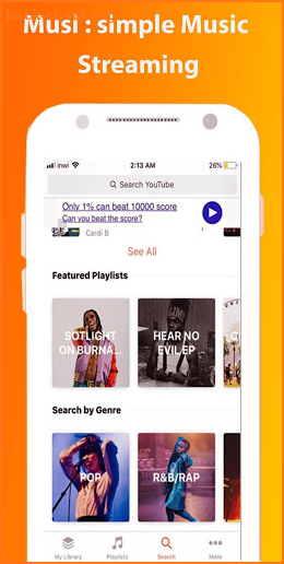 Musi Simple Music Streaming Tutor screenshot