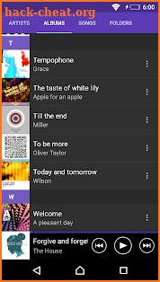 Music screenshot