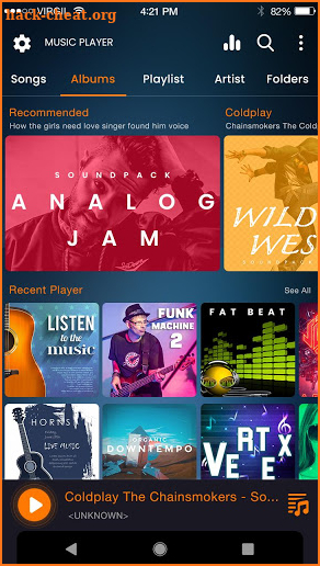 Music apps for android screenshot