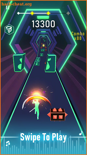 Music Blade: EDM Rhythm Runner screenshot